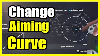 How to Change the Stick Sensitivity & Aiming Curve on PS5 Dualsense Edge Controller