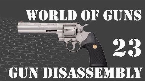 Colt Python 357, a classic semi modern revolver (Gun World: Gun Disassembly)