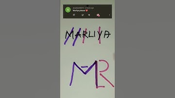 MARLIYA Name to Brand Logo | Comment Your name. #shorts #viral #logo #namelogo #artwork #logodesign