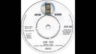 UK New Entry 1975 (275) Eagles - Lyin' Eyes