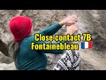 Close contact 7b drei zinnen fontainebleau escalade bouldering