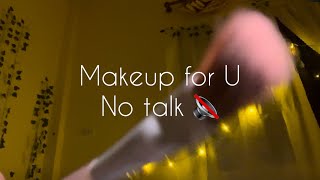 ASMR doing your  clean makeup (no talk)| แต่งหน้าให้คุณแบบเบาๆ #asmr #relax #asmrsound #asmrmakeup