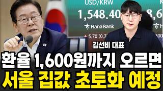 환율 1,600원까지 뚫리나! 서울 집값 초토화 됩니다 (김선비/ 1부)