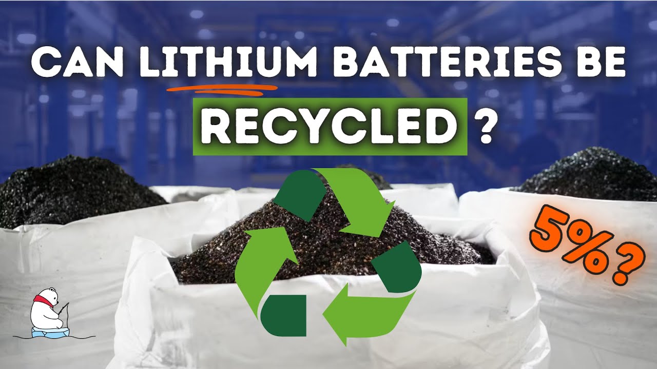 How can we recycle Lithium ion batteries? YouTube