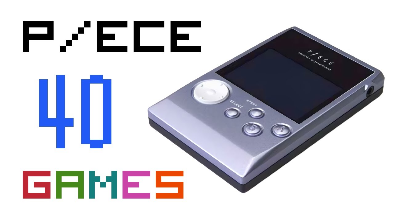 レトロゲーム P/ECE (40 Games) - YouTube