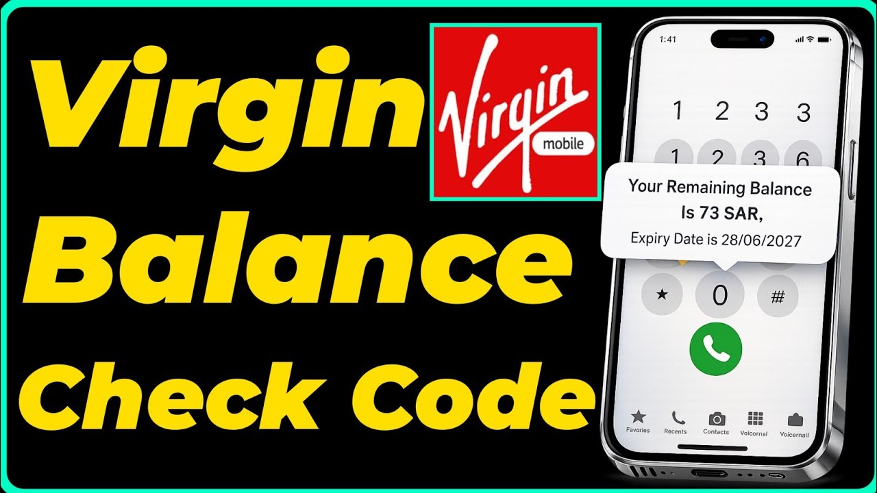 Virgin Balance Check | Virgin SIM Balance Check | Virgin Mobile Balance Check