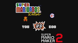 You VS Boo Races Recreated in Super Mario Maker 2!