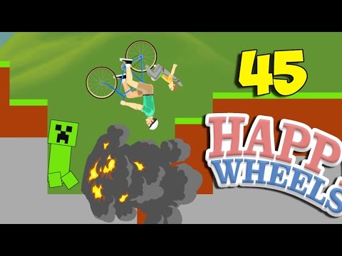 Видео: МЕСТЬ КРИПЕРА - Happy Wheels 45 (Карты Minecraft)