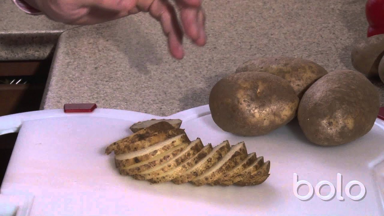 Slice perfect potatoes with bolo! - YouTube
