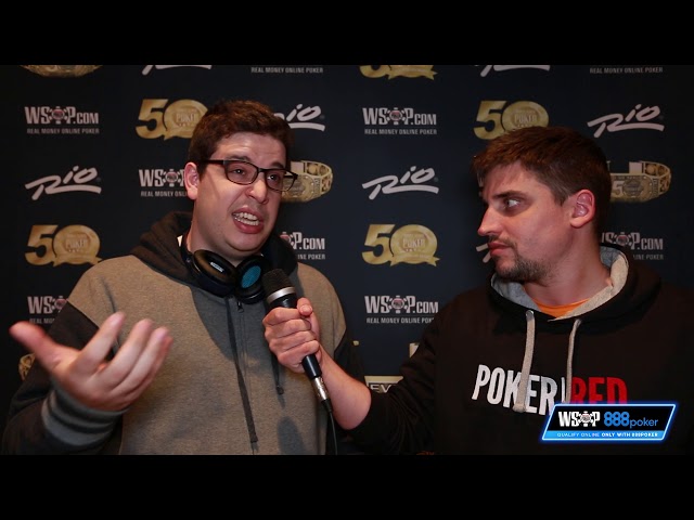 WSOP 2019 Main Event día 4   Entrevista a Elías Gutierrez "ZEROS"