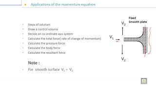 Fluid Mechanics -1 | 7-2 | Application of momentum equation - 1 screenshot 1