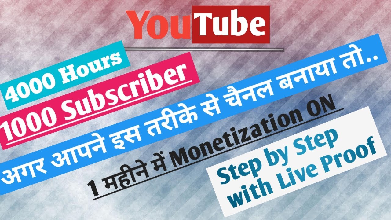 Create YouTube Channel and upload video with easy steps with full