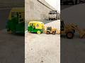 Remote Control Jcb Excavator and auto rickshawOffroding 🔥 Tasting rivewe short video #||