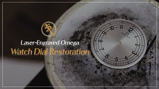 [ASMR] Laser Engraved Omega Dial Restoration Video