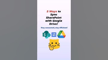 2 Ways to Sync SharePoint with Google Drive#sharepoint #googledrive #datasync