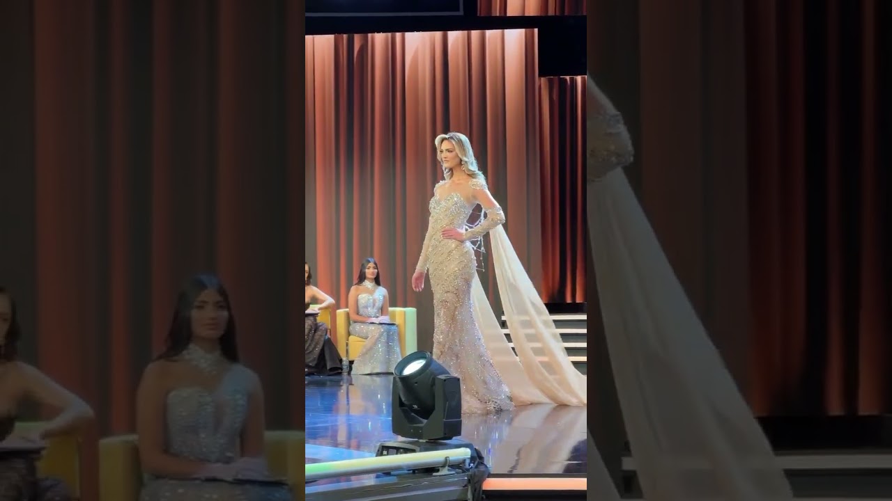 Miss Miranda, Clara Vegas, deslumbra en un vestido con 12.000 cristales de roca 🌬️✨