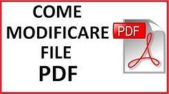 Come modificare file PDF in 5 minuti, GRATIS e senza programmi