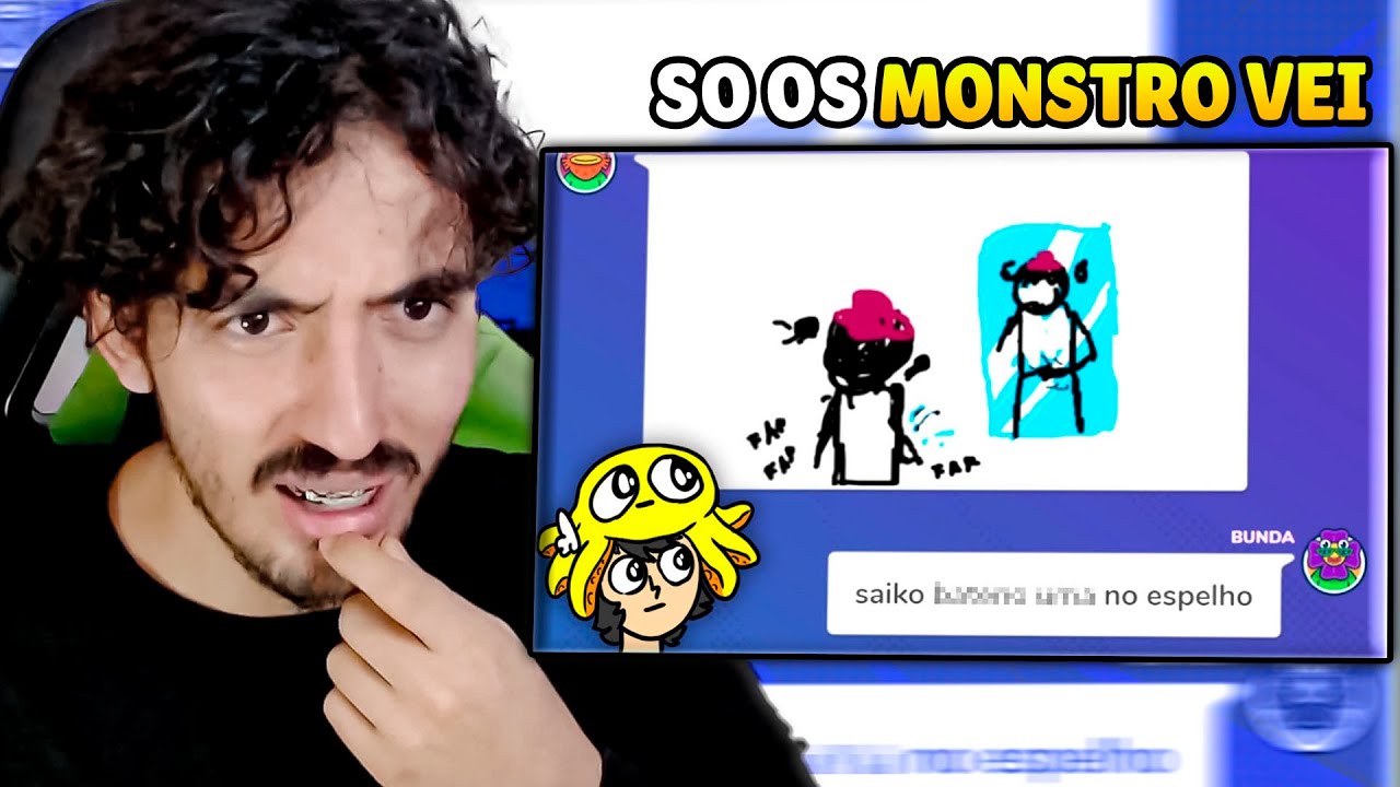 esse vídeo de gartic não era nem pra sair (só coisa biz0nha) - SAIKO  | Leozin React