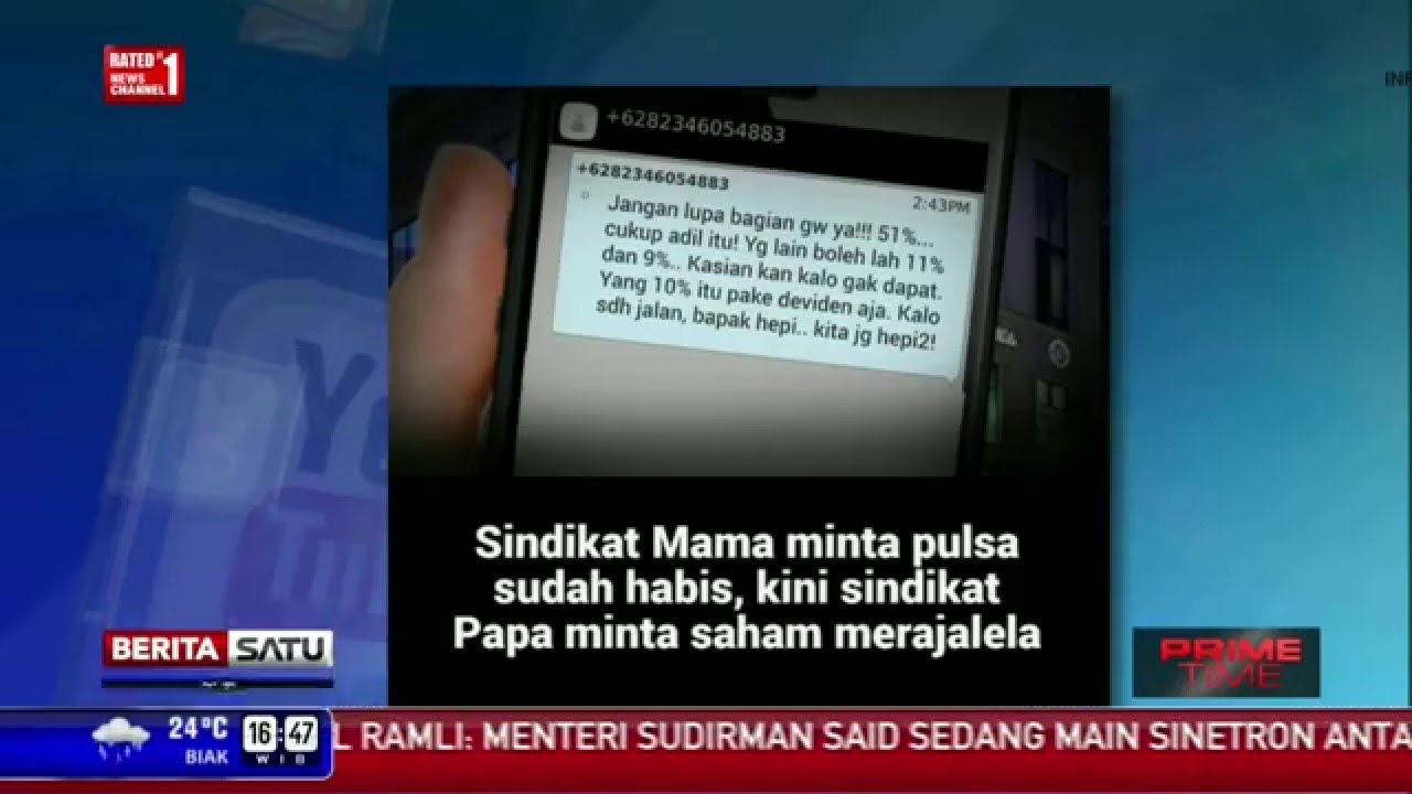 Berbagai Meme Papa Minta Saham Di Media Sosial YouTube