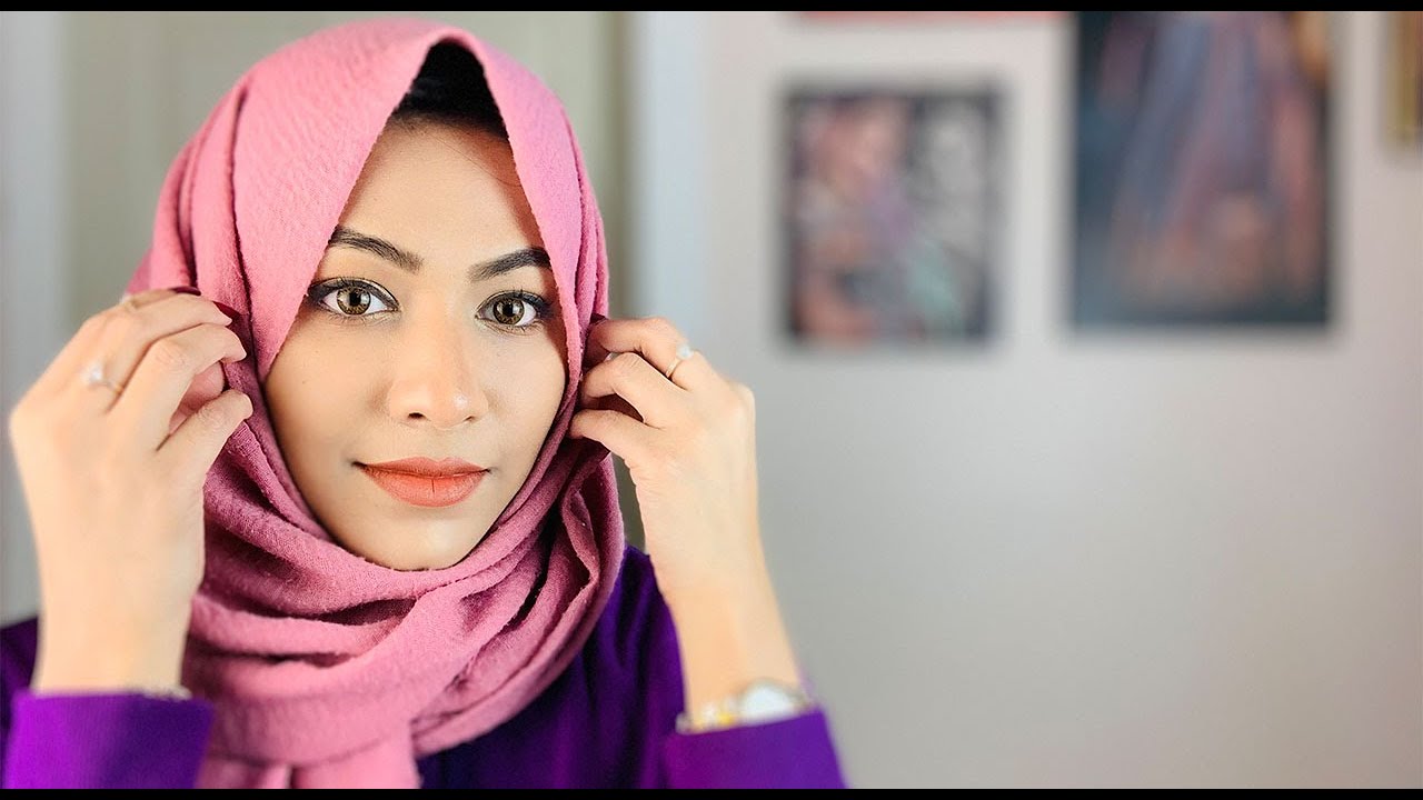  Simple  Hijab  Scarf Tutorial Everyday Hijab  Style VLOG 