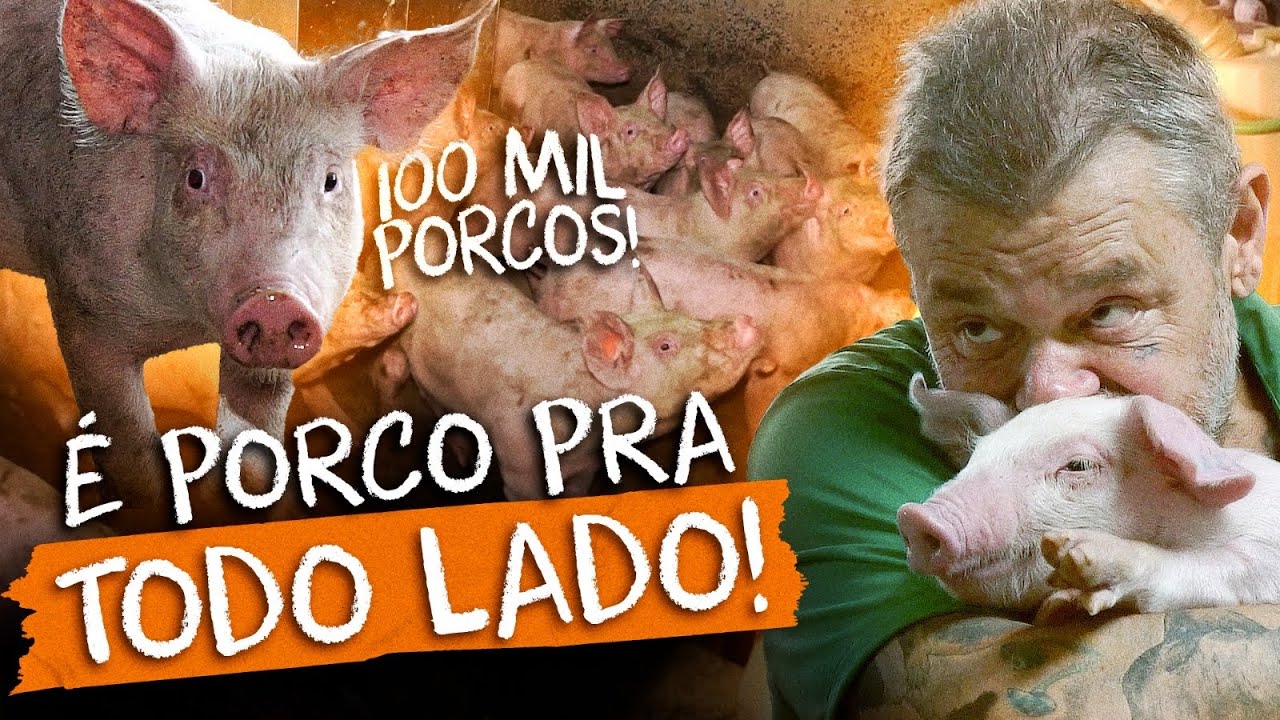 ESSA GRANJA PRODUZ 100 MIL PORCOS POR ANO! | RICHARD RASMUSSEN
