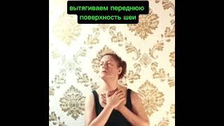 🌹Длинная шея =молодое лицо🌹 #anchoussfit #шея #антиэйдж #естественноеомоложение #массажлица