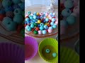 Colorful Turquoise BEADS Spooning Reversed 162 Oddlysatisfying STEP In Poland