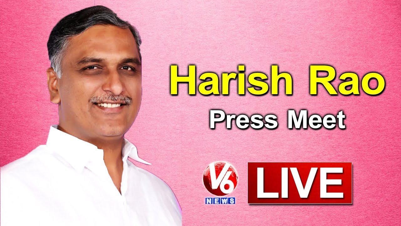 Harish Rao Press Meet LIVE | TS Assembly Polls | V6 News