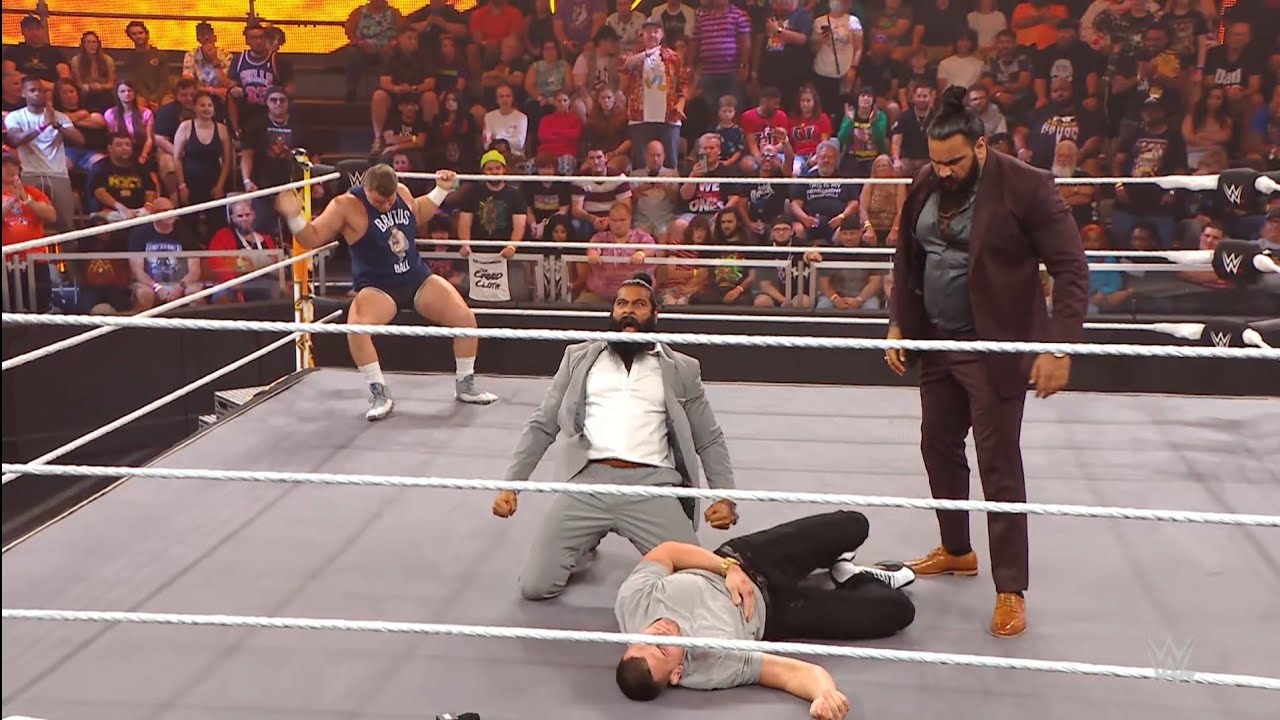 Sanga Veer Mahaan Atacan A The Creed Brothers WWE NXT 25 10 2022 