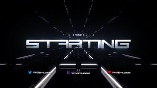 [ FREE ] Animated Black/White Twitch Overlay - Complete Stream Package - Includes Source Files