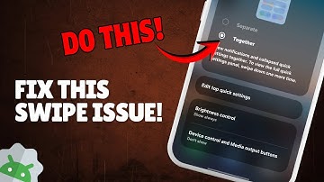How to Combine Notification Panel & Quick Settings on Samsung | One Swipe Trick!
