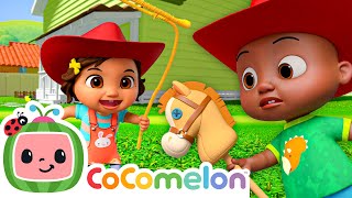 cowboys rescue sheep cocomelon cody time kids cartoons nursery