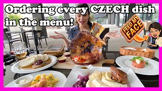 I ORDER EVERY CZECH DISH IN THE MENU // Trying the most popular dishes from the Czech Republic