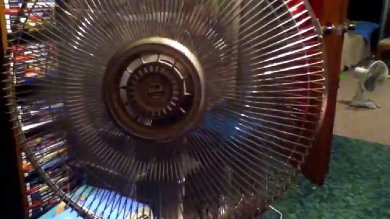 Honeywell pedestal fan with my KUO HORNG desk fan parts YouTube