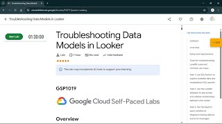 Troubleshooting Data Models in Looker | #qwiklabs | #GSP1019 #CLI