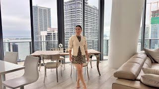Renting Miami 🖤 Brickell Penthouse Tour $10K/month Fully Furnished and Move In Ready 