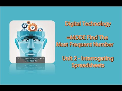 GCSE Digitec U2 -=MODE Find The Most Frequent Number (19)