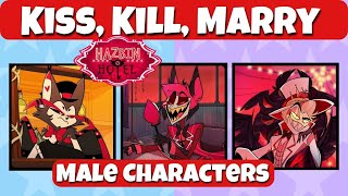 🔮Kiss Kill Marry Hazbin Hotel Male Characters 💋🔪💍 Quiz Challenge