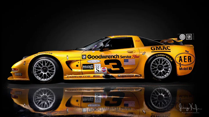 Dale Earnhardt C5R Corvette #3, A Light Painting b...