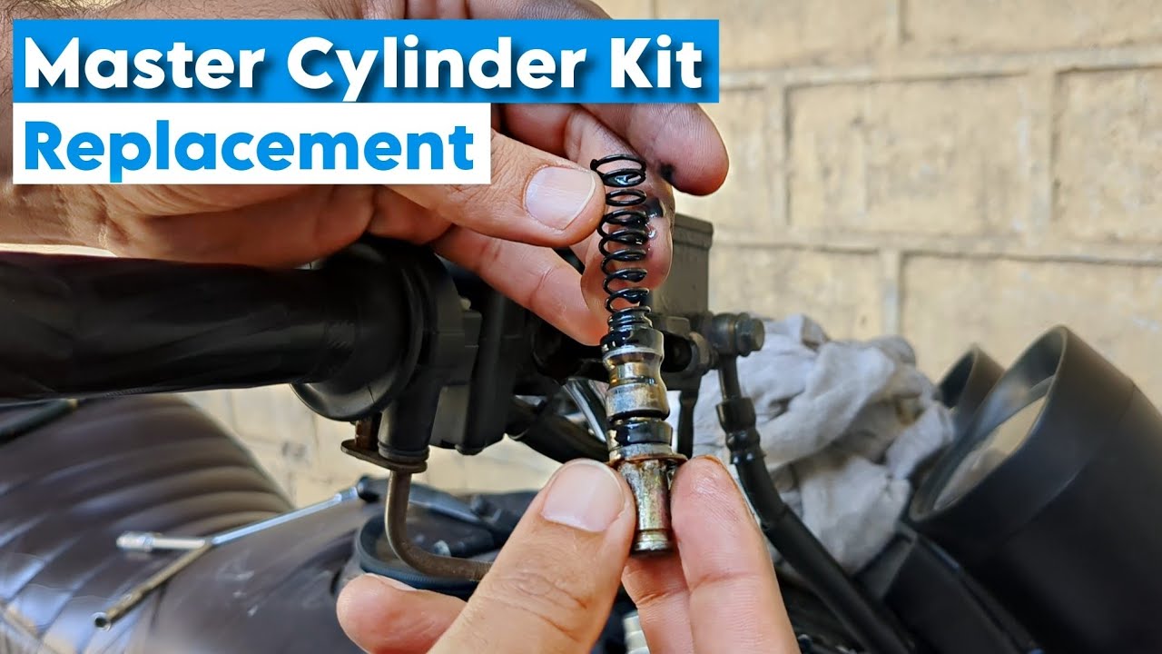 Brake Master Cylinder Kit Replacement | Poor Disk Brake Performance Solution | YBR125 | KK VIDZ