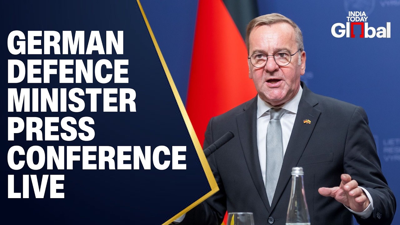 LIVE: German Defence Minister Boris Pistorius Addresses the Press