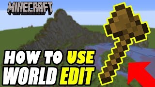 Minecraft How To Use World Edit Commands (Building Basics Tutorial)