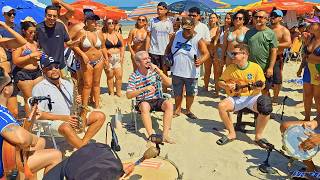 Pagode 90 na Praia - Morango do Nordeste  Convite de Casamen