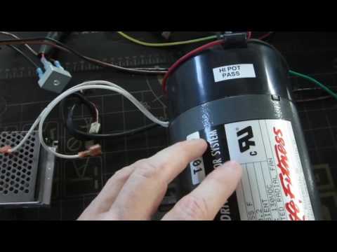 SCR Motor Speed Controller Demo using a DC Treadmill Motor