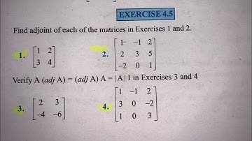 EX 4.5 Q1 TO Q11 SOLUTIONS OF DETERMINANTS NCERT CHAPTER 4 CLASS 12th(PART1)