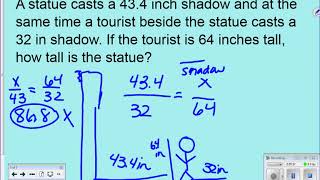 8th Grade: Lesson 5-10 Indirect Measurement