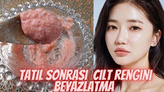 Yarım domates ile cildinizin beyazlığı ve berraklığı ile herkesin gözünü kamaştırın/hızlı aydınlatma Resimi