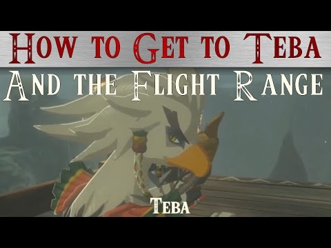 Vídeo: Zelda: Breath Of The Wild - Rito Village, Tabantha Tower, Como Encontrar Teba No Flight Range
