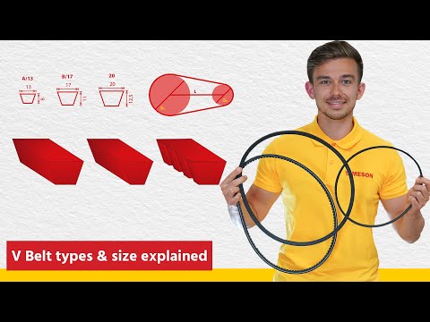 V-belt Size Chart