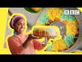 Impress your friends Nadiya's fiendishly easy Celebration Cake! | Nadiya Bakes - BBC